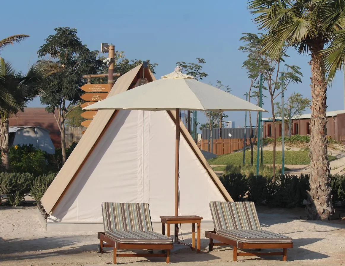 Bab Al Nojoum Hudayriyat Camp Hotel Abu Dhabi Campsite